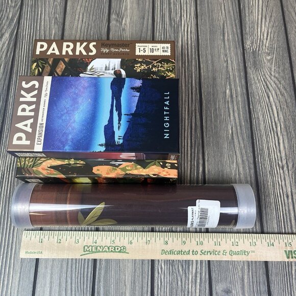 Parks Board Game Keymaster Board Game & Parks Nightfall expansion And Playmat - Picture 9 of 12